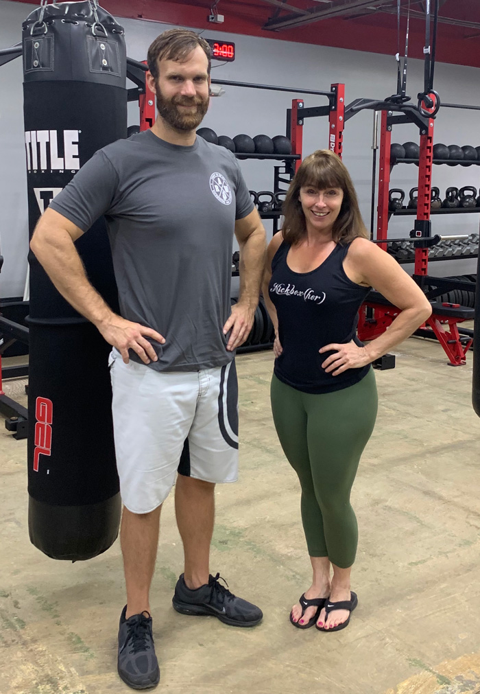 Mark and Allie Barker Founders of Raw Kickboxing